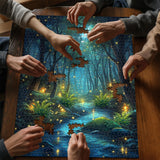 Impossible Puzzles for Adult 1000 Pieces, Magic Forest Fantasy Puzzle,Nature Difficult Challenging Jigsaw Puzzles PICKFORU
