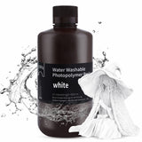 ELEGOO Water Washable 3D Printer Resin, 405nm Rapid UV Curing Standard Photopolymer Resin, Easy to Clean, High Precision 3D Water Wash Resin for LCD/MSLA/DLP 3D Printer Printing, White 1000G Deeplee