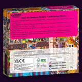 QUOKKA 1000 Piece Jigsaw Puzzle for Adults Nighty Cats – Premium Box Packaging with Extra Fun Challenges, Whimsical Cat Puzzle, Perfect for Relaxation, Creativity & Gift Giving QUOKKA