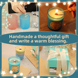 Hehinton Candle Making Kits, Professional Double Boiler Wax Melting Pot for Beginners, Complete DIY Kits with Hot Plate, 2Lbs Natural Soy Wax, Thermometer, Dye, 6 Candle Jars Hehinton