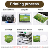 180 PCS 2.75 in Sublimation Blank Car Coasters, Neoprene Car Coasters, Auto Cupholder Neoprene Coasters with Finger Notch and DIY Personalization Option,Circular Opening, Painting,Sublimation KUKLIPJIM