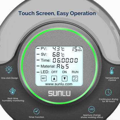 [Upgraded with Fan] 2024 SUNLU Official Filament Dryer Box S2 for 3D Printer Filament, Upgrade Filament Storage Dehydrator for PLA PETG ABS Nylon PA Filament 1.75 2.85 3.00mm - WoodArtSupply