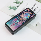 AiYuanzsh 5D DIY Diamond Painting Glasses Case for Adults, Dreamcatcher Moon Diamond Art Eyeglass Holder, Handmade Diamond Art Sunglass Storage Box, Travel Craft Gift AiYuanzsh
