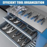 LARBANKE 7-Drawer Rolling Tool Chest with Stainless Steel Countertop,Tool Chest with Secure Locking System,Tool Cabinet with 360°Wheels and Padded Feet,for Home, Garage and Office LARBANKE