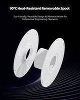 Inslogic Carbon Fiber Nylon Filament 1.75mm, Black PA6-CF 0.25kg Refill, High-Temp & Wear Resistant, High Strength & Rigidity 3D Filament for Functional Parts & Industrial Tools Inslogic