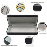 MVVMTOP Diamond Painting Eye Glass Case, DIY Moon Diamond Art Glasses Storage Box Sunglass Case for Adults Handmade for Art Craft Gift Travel Sunglass Eyeglasses MVVMTOP