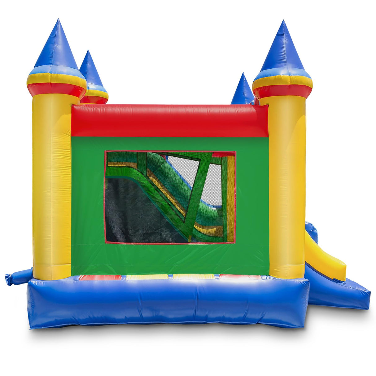 Cloud 9 Commercial Grade Castle Bounce House with Slide - 100% PVC 16' x 17' Bouncer - Inflatable Only Cloud 9