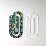 Sublimation Blank Thermal Acrylic Single-Sided White Approximate 4 x 2 Inch Jumbo Paper Clips 10 Packs Generic