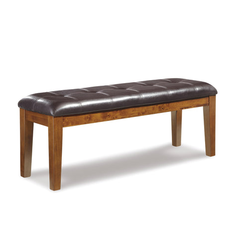 Signature Design by Ashley Ralene Tufted Upholstered Dining Room Bench, Medium Brown Signature Design by Ashley