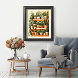 Natuyalo Paint by Numbers for Adults - DIY Adult Paint by Number Kits Painting on Canvas Green Plant Painting by Numbers for Beginners, Potted Art Craft Kits for Adults (16x20 Inch) Natuyalo