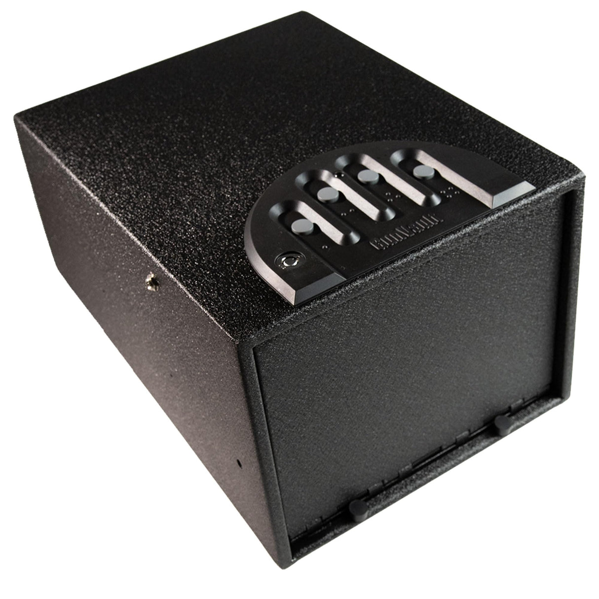 GunVault MultiVault Deluxe 2-Gun Quick Access Pistol Safe with No-Eyes Keypad, Motion Alarm & Interior Light – Secure Handgun Safe & Portable Lockbox GunVault