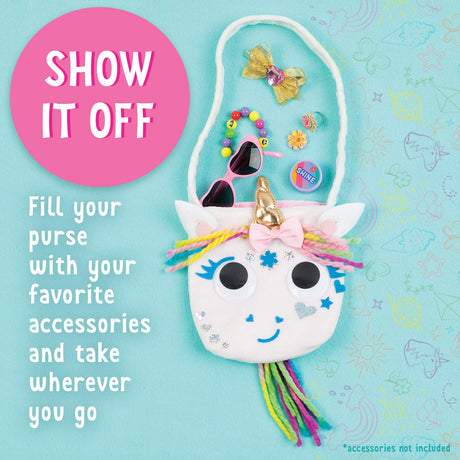Creativity for Kids Unicorn Purse: DIY Craft - Unicorn Gifts & Girl Toys, Toddler Activities, Arts and Crafts for Girls Ages 4-5+ Creativity for Kids