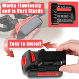 TURPOW Upgraded 3800mAh Replacement for Black and Decker 20V Lithium Battery MAX LBXR20 LB20 LBX20 LBX4020 LB2X4020 LBXR2020-OPE Cordless Power Tools with Wall Mount Holder TURPOW