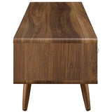 Modway Transmit, 55" TV Stand, Walnut White Modway