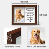 Dog Memorial Gifts for Loss of Dog Picture Frame 4x6,Pet Memorial Shadow Box for Dogs,Pet Memorial Gifts for Dogs,Loss of Dog Sympathy Gift,Dog Bereavement Gifts Vetbuosa