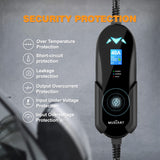 MUSTART 40 Amp Level 2 Portable EV Charger Charging Cable Station, Electric Vehicle Charger Plug-in EV Charging Station with All J1772 EV Cars (240 Volt, 25ft Cable, NEMA 14-50) MUSTART