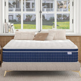 California King Mattress - Upgrade Strengthen - 12 Inch Firm Hybrid Cal King Mattress in a Box, Mattress King Size With Memory Foam and Independent Pocket Springs, Release Stress, Strong Edge Support EEN EEN SLEEP
