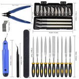 32 Piece 3D Print Tool Kit Includes Debur Tool, Cleaning, Finishing and Printing Tool,3D Print Accessories for Cleaning, Finishing and Printing 3D Prints ELITECTK