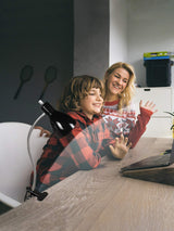 Desk lamp Eye-Caring Table Lamps, 360°Rotation Gooseneck Clip on Lamp Reading Light Portable Reading Book Light, Clamp Light, Study Desk Lamps for Bedroom and Office Home Lighting (Black) LALISU