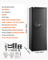 VEVOR Gun Safe, 8-10 Rifle Safes with Quick Access Digital Keypad, Anti-Theft Design Locking Gun Cabinet, Easy to Install, Tall Home Security Safe with Removable Shelf for Rifles Shotguns Pistols VEVOR