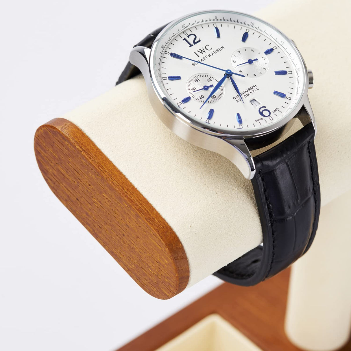 Oirlv Solid Wood Watch Display Stand T-bar Watch Stand for Men and Women Jewelry Accessory Organizer for Store and Home(SM19201) Oirlv