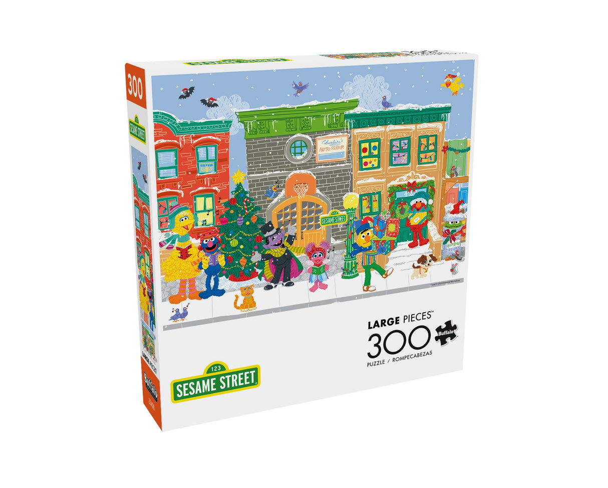 Buffalo Games - Sesame Street - Sesame Street - Carolers on Sesame Street - 300 Piece Jigsaw Puzzle for Adults -Challenging Puzzle Perfect for Game Nights Buffalo Games