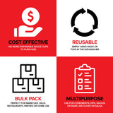 1.5 oz Stainless Steel Condiment Cups (12 Pack), Individual Portion Dipping Sauce Cups, Small Metal Ramekins for Ketchup, Marinara, BBQ Sauce, and More! Reusable Condiment Cups for Restaurants Stock Your Home