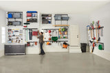 Rubbermaid 15-Piece FastTrack Garage Wall-Mounted Storage Kit, 4 Rails and 11 Hooks, for Home/House/Tool/Sports/Equipment/Utility Purposes Rubbermaid