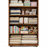 Modern 5 Drawer Dresser With Wheels