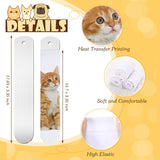 Coume 4 Pieces Sublimation Blank Socks Set, Including 2 Pieces Metal Straight Style Sock Jigs, 2 Pairs Sublimation Blank Socks for Heat Press Transfer Dye Sublimation Printing DIY Pattern Designs Coume