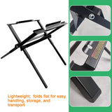 Gabasinover, Table Saw Stand Fits for DW7480 compact job site table saw, Dcs7485 60V table saw and DW745 compact table saw (DW7451 Black 10-inch) Gabasinover