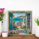 JXDXDJ Landscape Diamond Art Kits for Adults,Flowers Full Round Drill 5D Diamond Painting Kits for Beginners,DIY Diamond Dots Paintings Picture Gem Art for Adults Crafts,Home Wall Decor 13.78x13.78 In JXDXDJ