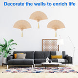 GNIEMCKIN 50 PCS Wooden Hand Fans, 8 Inch Foldable Wedding Hand Fans with Personalized Engraving, Perfect for Birthdays, Home Decor, Wedding and GNIEMCKIN