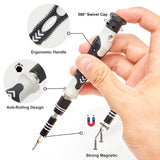 STREBITO Precision Screwdriver Set 124-Piece Electronics Tool Kit with 101 Bits Magnetic Screwdriver Set for Computer, Laptop, Cell Phone, PC, MacBook, iPhone, Nintendo Switch, PS4, PS5, Xbox Repair STREBITO