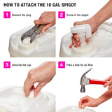 ArtResin - Epoxy Resin - Clear - Non-Toxic - 10 gal (5 gal Resin + 5 gal Hardener) (37.85 L) ArtResin