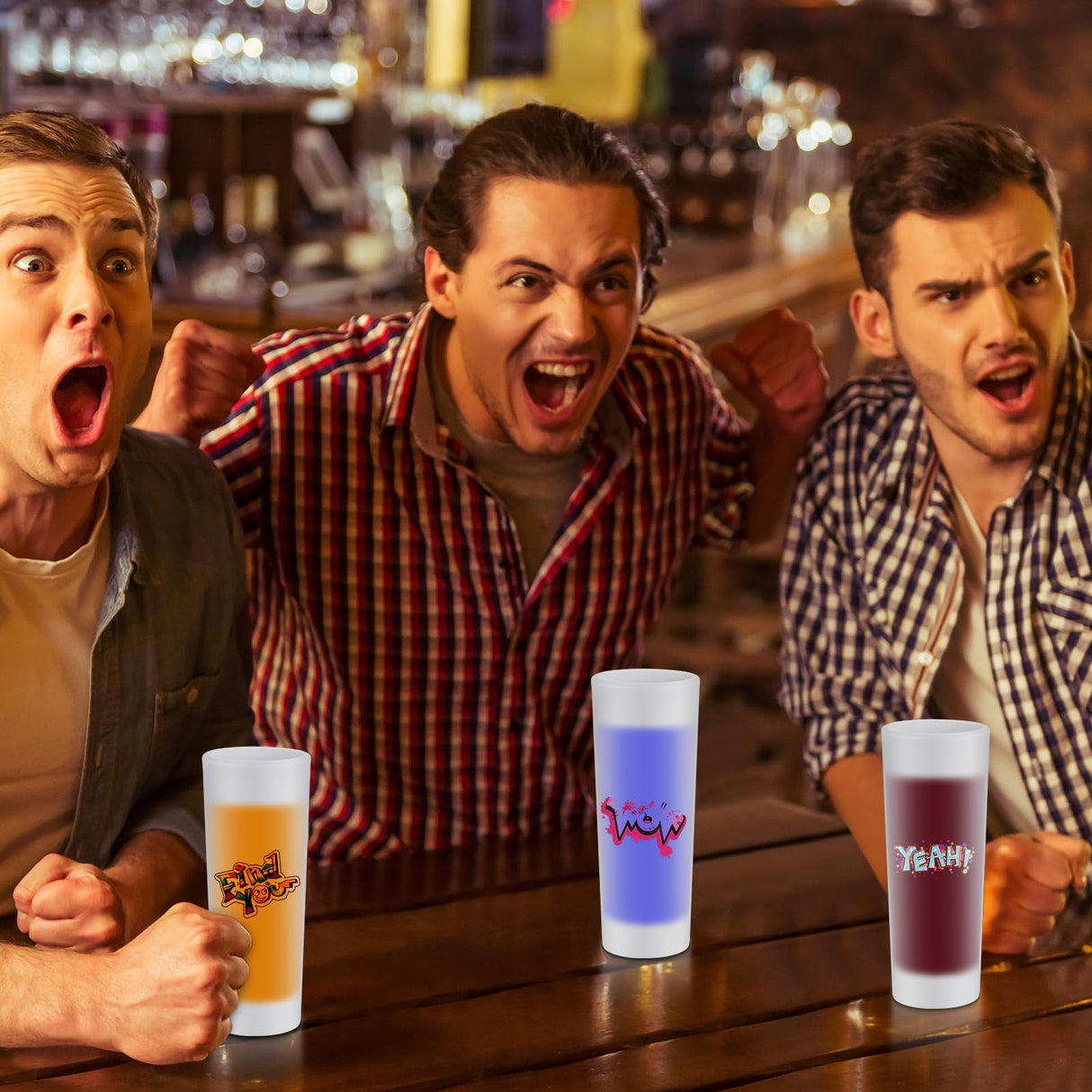 Hsei 24 Pcs Sublimation Frosted Shot Glasses 3 oz Shot Glasses Sublimation Blanks Personalized Sublimation Glass Cups with Heavy Base for Wine Beer Vodka Whiskey Espresso Hsei