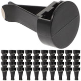 100pcs Air Outlet Clip Vent Clips, Automatic Air Freshener Car Air Conditioner Clips for Home Air Vent Clips Sublimation Air Fresheners Blanks (Black) MHFOOU