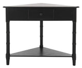Safavieh American Homes Collection Gomez Distressed Black Corner Table Safavieh