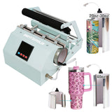 BetterSub 3in1 40 OZ Tumbler Mug Heat Press Machine 30 OZ 20 OZ 16 OZ Sublimation Straight Skinny Tumbler Mug,11 OZ 15 OZ 16 OZ Sublimation Mug Heat Transfer Teal BetterSub
