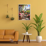 Diamond Art Kits for Adults Beginner, Eiffel Tower Landscape DIY Modern Diamond Painting Kits 5D Diamond Dots Gem Art Crafts with Tools Round Full Drill Funny Crafts for Home Wall Decor&Gift 12x16inch Fairyland JinWenn