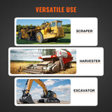 VEVOR Grease Pump, 5 Gallon Air Grease Pump with 13 ft High Pressure Hose and Grease Gun, 20L Pneumatic Grease Pump with Wheels, Portable Lubrication Grease Pump VEVOR