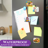 Xuhal 96 Pcs Thick Sublimation Magnet Blanks Sublimation Blank Refrigerator Magnets with 48 Pcs Larger Square Blanks, 48 Pcs Fridge Magnets for Kitchen Microwave Oven Office Decor 2.8 x 2 Inch Xuhal