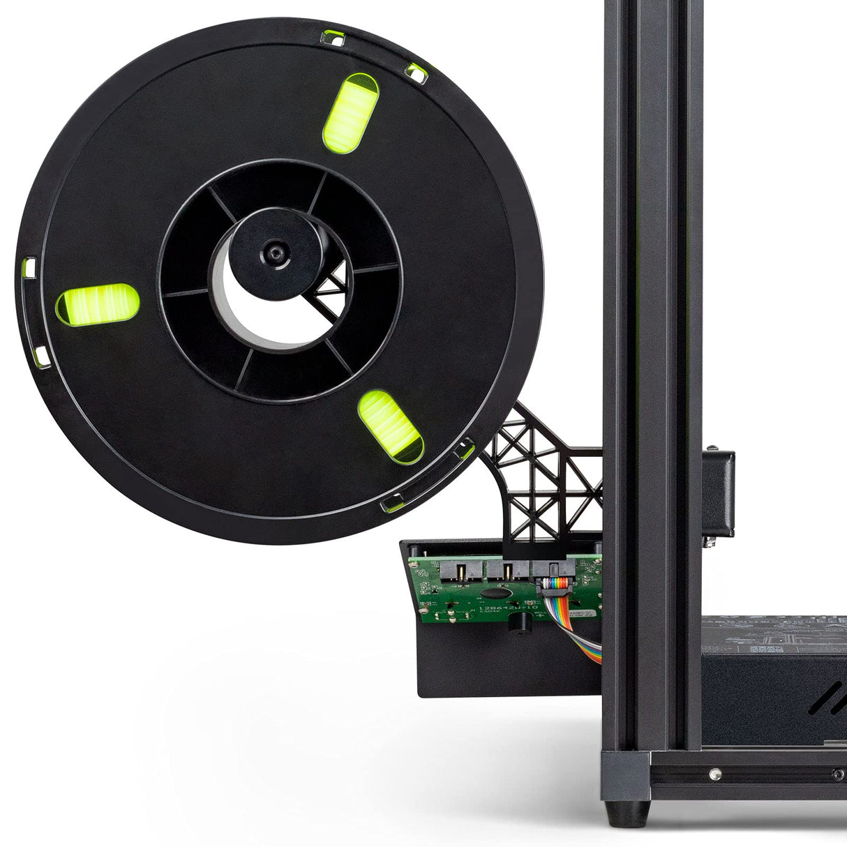 CREALITY Ender 3 Rotatable Filament Spool Holder Upgrade Built-in Bearing 3D Printer Bracket for Ender 3,Ender 3 V2,Ender 3 Pro,CR10,Ender 5,Ender 5 Pro,Ender 3 Neo,Ender 3 V2 Neo 3D Printers REDREX