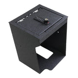 WASAI Center Console Gun Safe - Console Gun Vault Compatible with Ford Explorer 2020-2025, High Security Armrest Lock Box with 4 Digit Combination Lock with Key WASAI