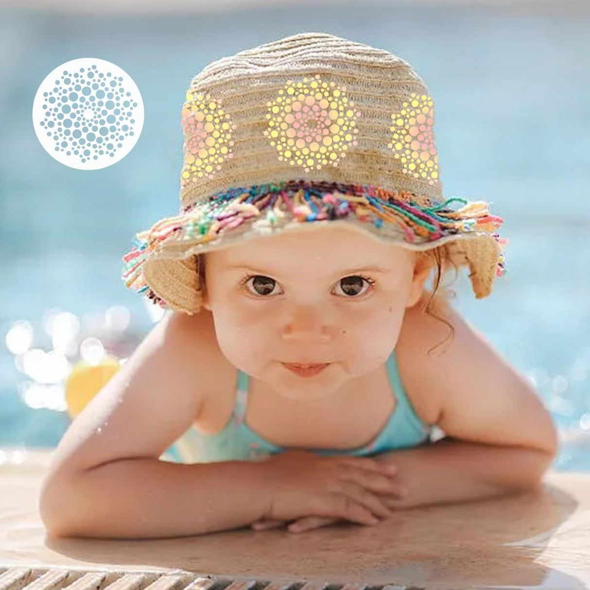 24 Pcs Mandala Stencils Reusable Stencils for Painting on Wood Mandala Dot Stencil DIY Craft Template for Painting on Rock Furniture Canvas Wall Home Decor Supplies, 5 Inch WOOPSOO