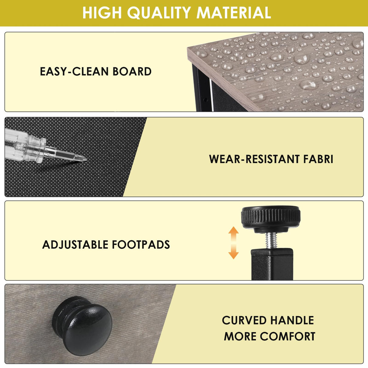 Arlopu 12-Drawer Dresser, 35.2’‘ Widened 6-Layer Fabric Storage Tower w/Textured Print Fabric Bins, Tall Chest Organizer Unit for Living Room, Hallway, Nursery, Closets, Adjustable Feetpad Arlopu