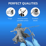 AmeraLabs TGM-7 3D Wargaming Resin for Tabletop Miniatures – Tough, High Resolution, Low Odor, Fast Curing 3D Printing Liquid for 4K/8K/12K LCD/DLP/SLA 3D Printers (Grey, 1kg) AmeraLabs