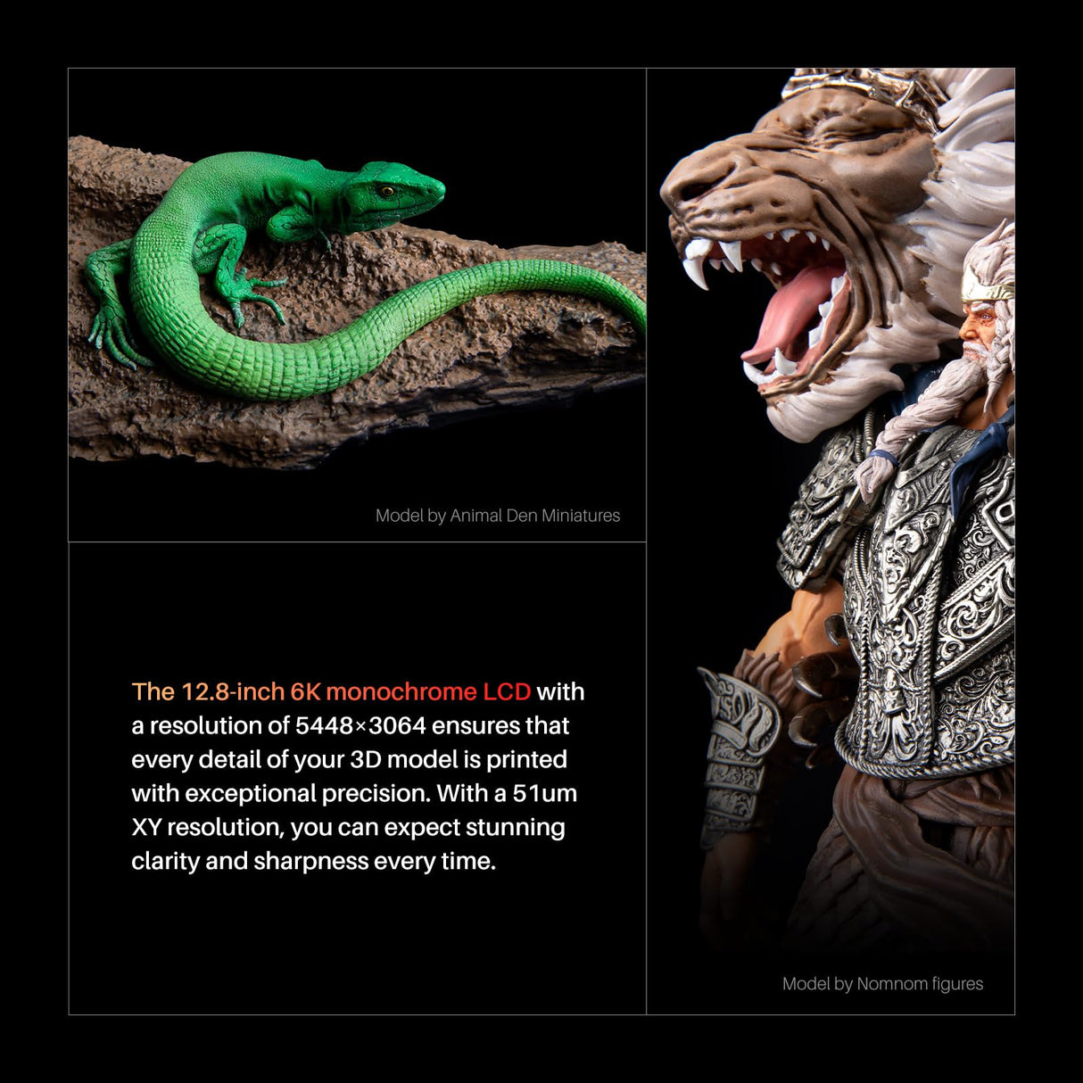 ELEGOO Jupiter SE Resin 3D Printer, Large MSLA 3D Printer with 12.8-inch 6K Monochrome LCD, Printing Size of 10.94 x 6.15 x11.81 Inch ELEGOO