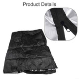 Heavy Duty 210D Oxford Wire Shelf Cover With Panel, Waterproof Dustproof Storage Rack Protector With Dual T-Shaped Zippers And Fixed Straps For Garage Basement Warehouse Kitchen(36x19X62inch) Generic