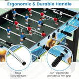 Goplus Foosball Table, 2-in-1 Tabletop & Freestanding Soccer Game Table with Detachable Leg, Ergonomic Handle, 2 Balls, Adults Youth Kids Foosball Games for Home, Office, Pub, Arcade Game Room Goplus
